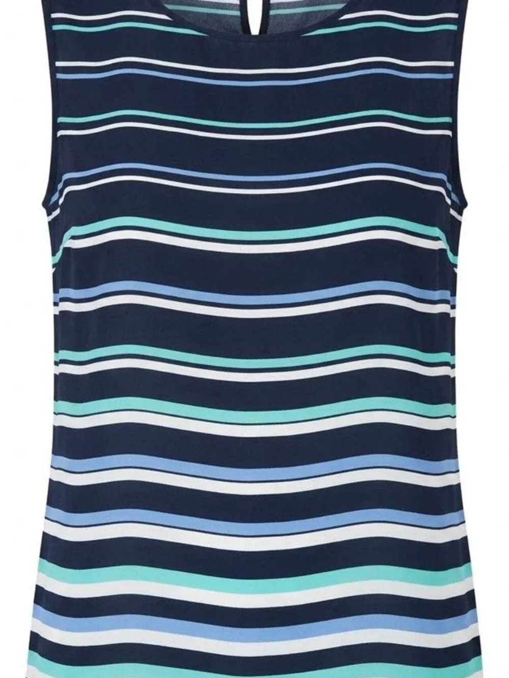 Tommy Hilfilger Stripe Sleeveless Women's Blouse, Size XL